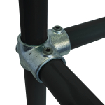 1" (G25) C21 Corner c/w Through Tube Tube/Pipe Clamp