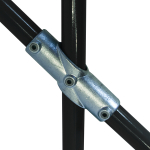 1" (G25) C28 Adjustable 2 Socket Cross Tube/Pipe Clamp