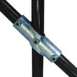 1 1/2" (G40) C28 Adjustable 2 Socket Cross Tube/Pipe Clamp
