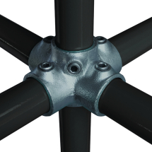 2inch (G50) C24 4 Way Cross with Central Tube Tube/Pipe Clamp