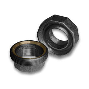 Black Spherical|Taper Seat Bronze|Iron Union Malleable Pipe Fitting