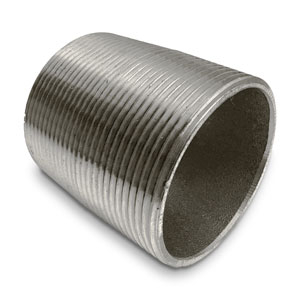 Intrinsic&reg; Mild Steel Galvanised Close Taper Nipple EN10241