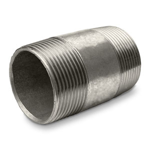 Intrinsic&reg; Mild Steel Galvanised Barrel Nipple EN10241