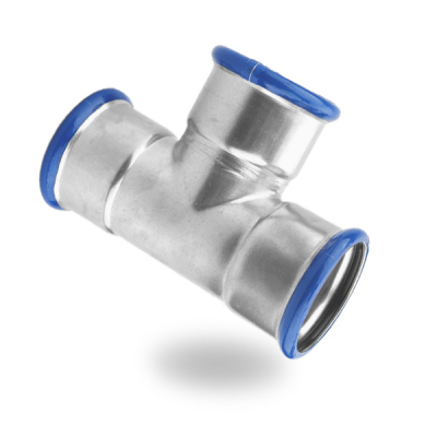 Press-Fit 316L Stainless Steel Equal Tee